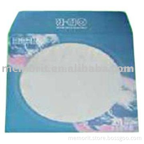 CD & DVD with Color Paper CD / DVD Sleeve with Flap and Window Packing